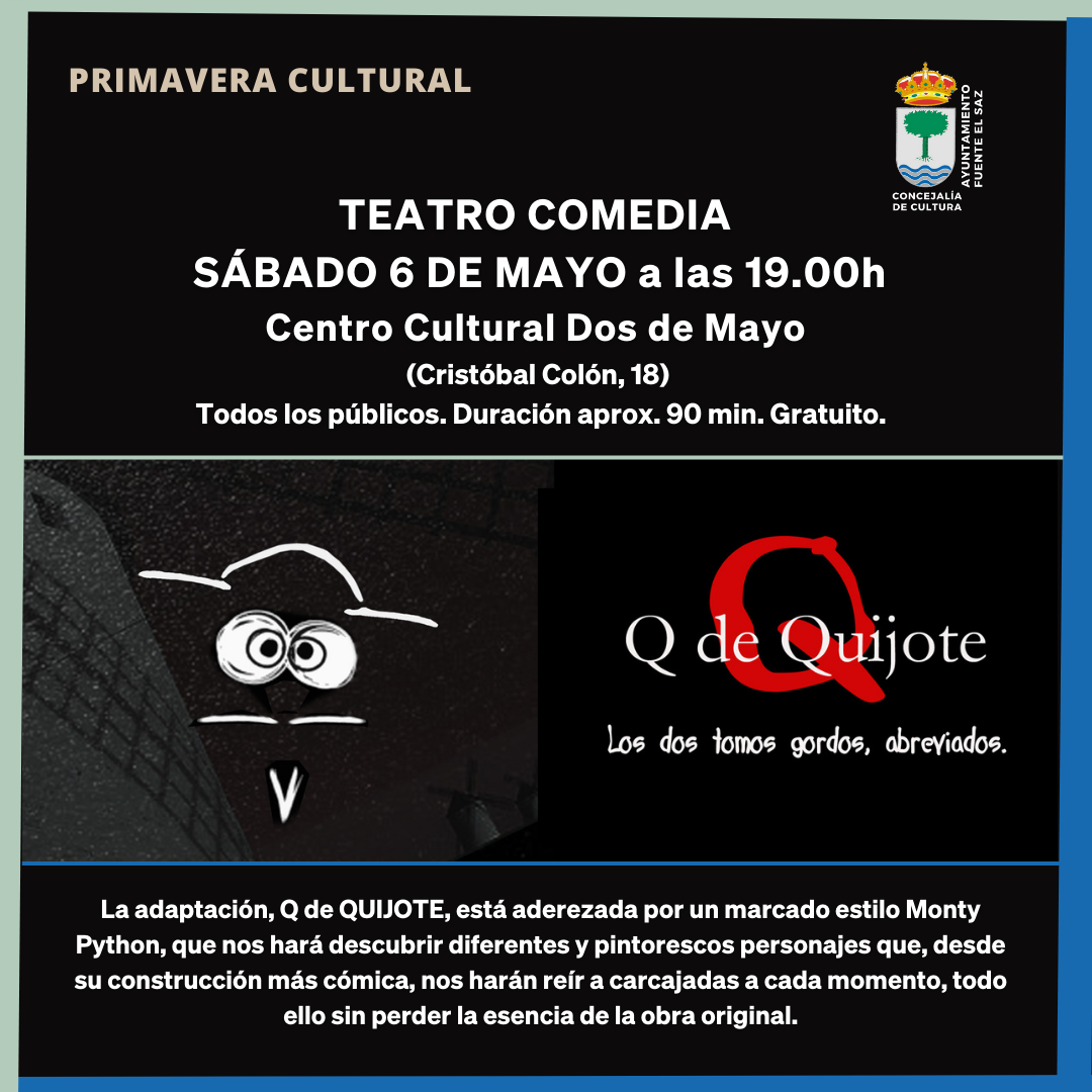 con Q de Quijote 6 de mayo 2023 1900h