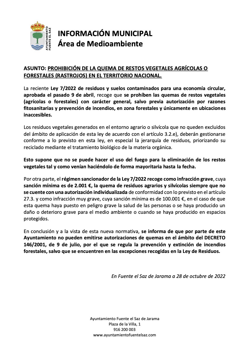 oct 2022 info mpal prohibicin quemas